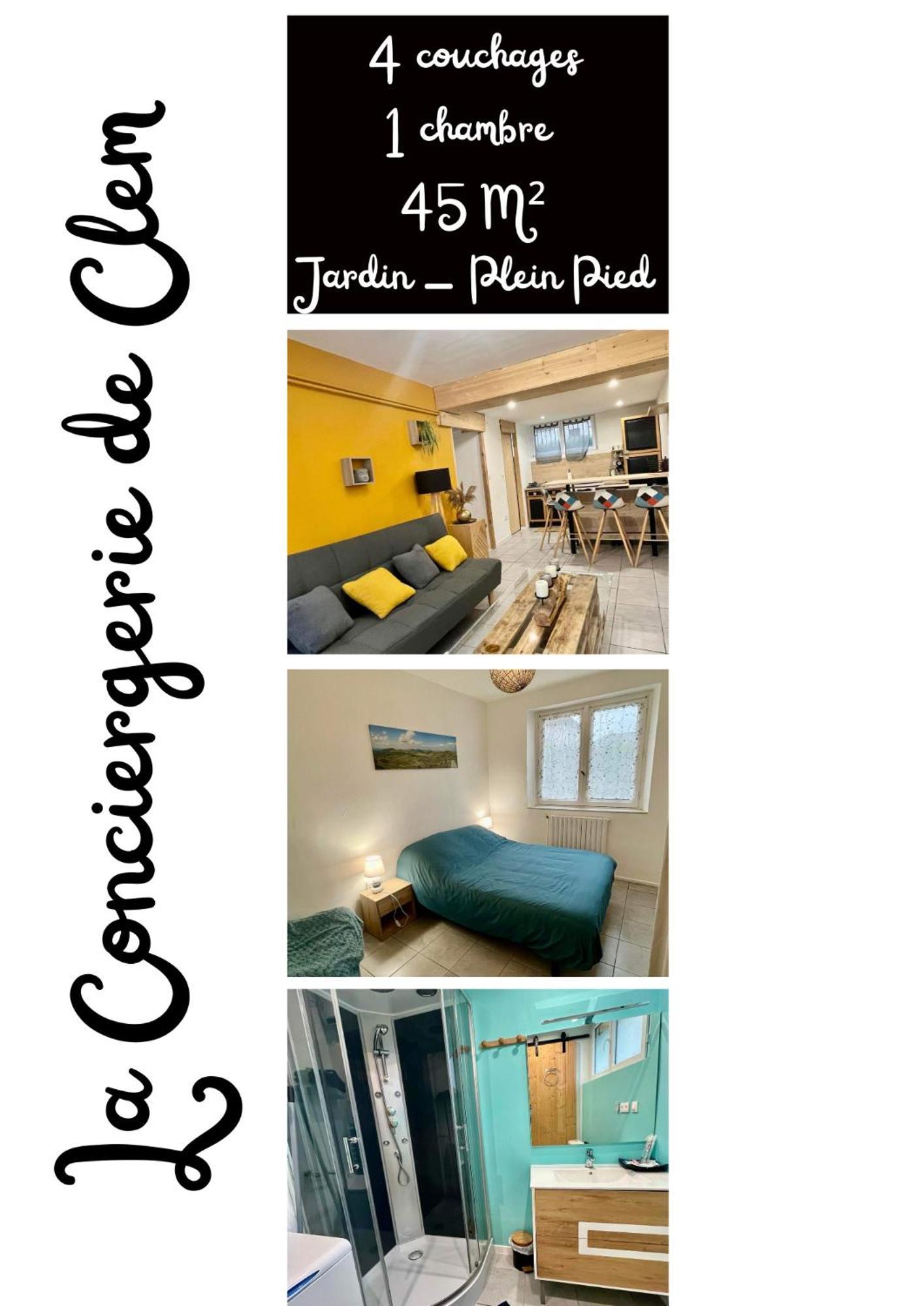 Studio 40M2 Plein Pied Avec Parking Jussac Luaran gambar
